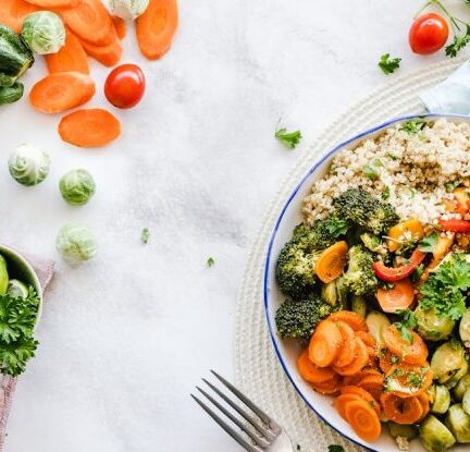 Healthy Diet - Flat-lay Photography of Vegetable Salad on Plate