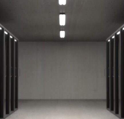 Big Data - Black Server Racks on a Room